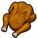 Cooked Bird item image from the community-maintained PEAK Wiki, shown as a distinct cooking outcome